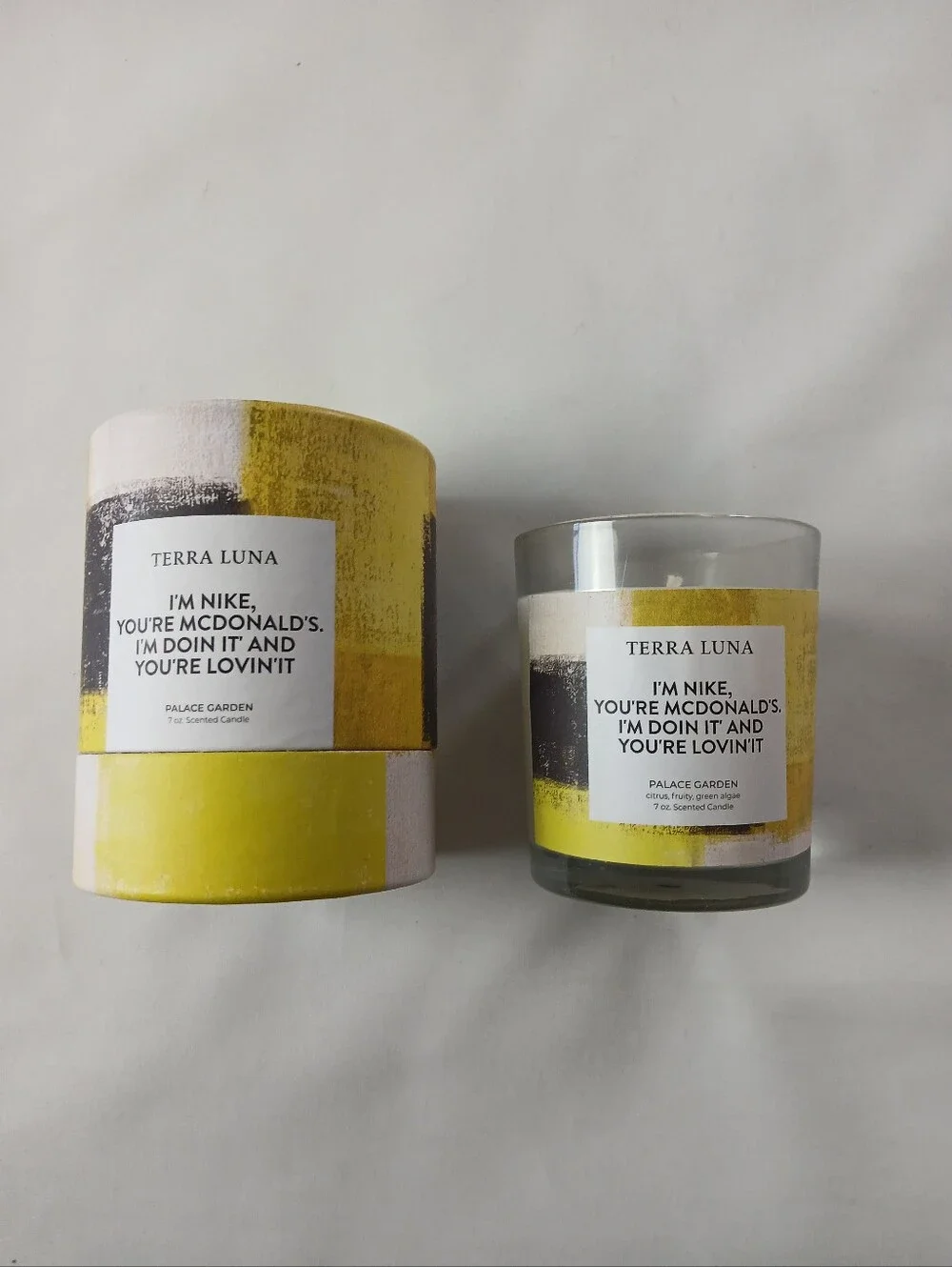 New Terra Luna Palace Garden Scented 7oz Candle 